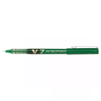 Stick pen Pilot Hi-Tecpoint V7 groen schrijfkleur groen