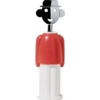 Kurkentrekker Alessi AAM23 R meerkleurig hoogte 210 mm