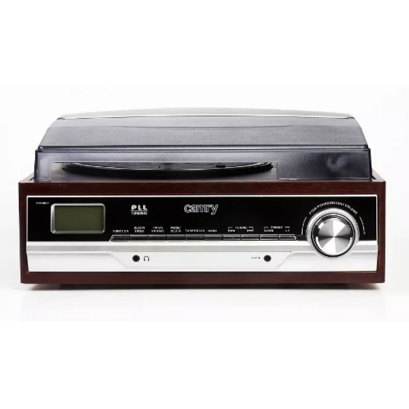 Camry Premium CR1113 riemaangedreven platenspeler met radio, zwart