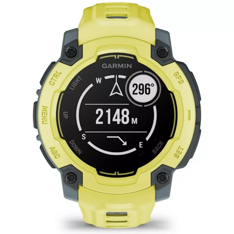 Garmin Instinct E 2,29 cm (0,9) MIP 45 mm digitaal 176 x 176 pixel lime GPS (satelliet)