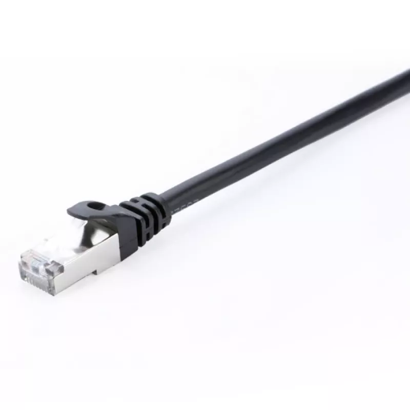 Netwerkkabel V7 CAT6 Ethernet afgeschermd STP RJ-45 5m zwart