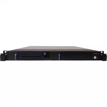 Quantum - LTO-9 - 1U - LTO-9 tapestation half height single 1U rackmount 12Gb/s SAS zwart