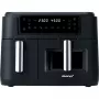 Dual heteluchtfriteuse HF 9500 DUO (zwart, 2.400 watt, 2 manden 6 L + 3,5 L)