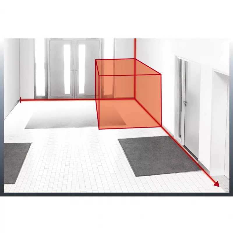 Laserafstandsmeter TC-LD 50, afstandsmeter zwart/rood, afstanden van 5 cm – 50 meter