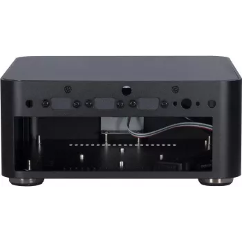 Inter-Tech A80S - USFF - Mini-ITX - voeding 60 watt - zwart - USB (88881303)