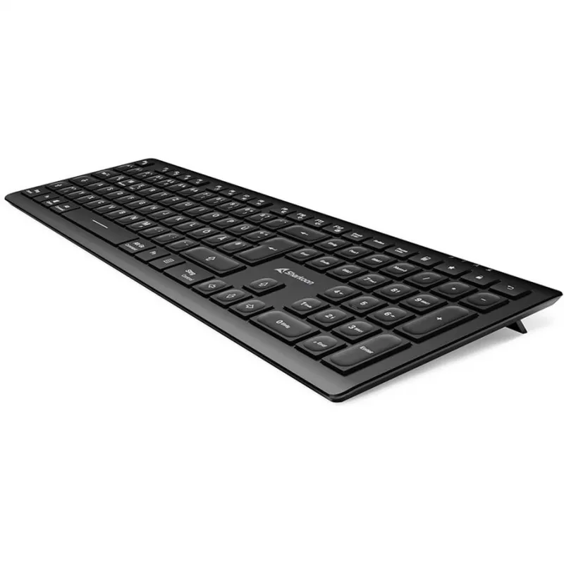 Sharkoon OfficePal K30W zwart DE-layout Rubberdome