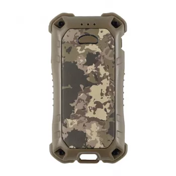 Elektrische kachel Ocoopa UT3201 camouflage — draagbare keramische ruimteverwarming met 10.000-mAh-powerbank en tot 18 uur werking