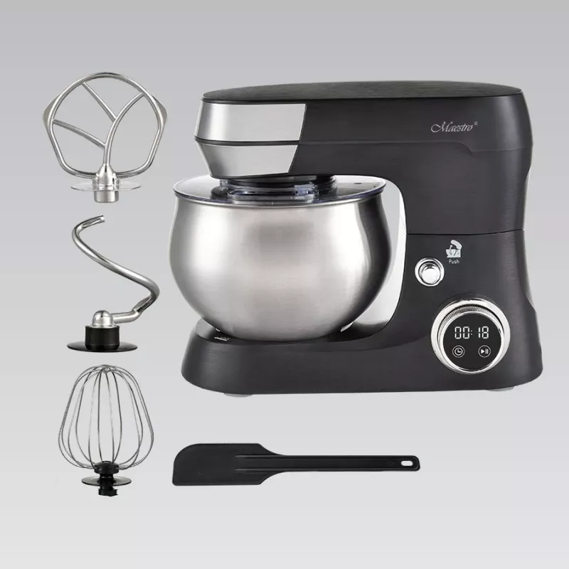 Feel-Maestro MR-558 planetaire mixer met 5 l kom, 2000 W zwart