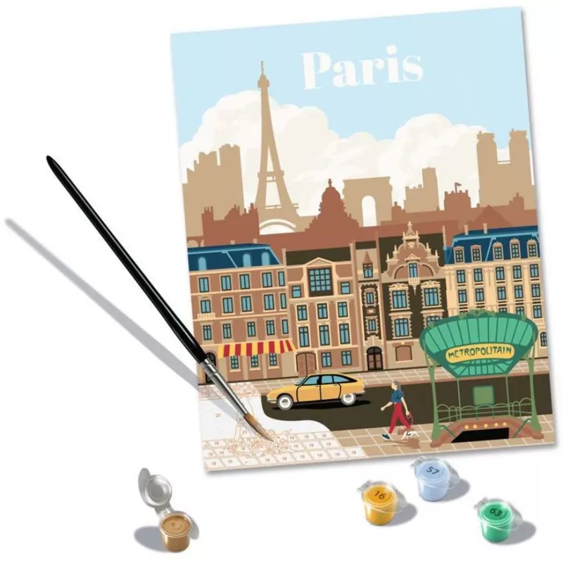 CreArt - kleurrijk Parijs, schilderen