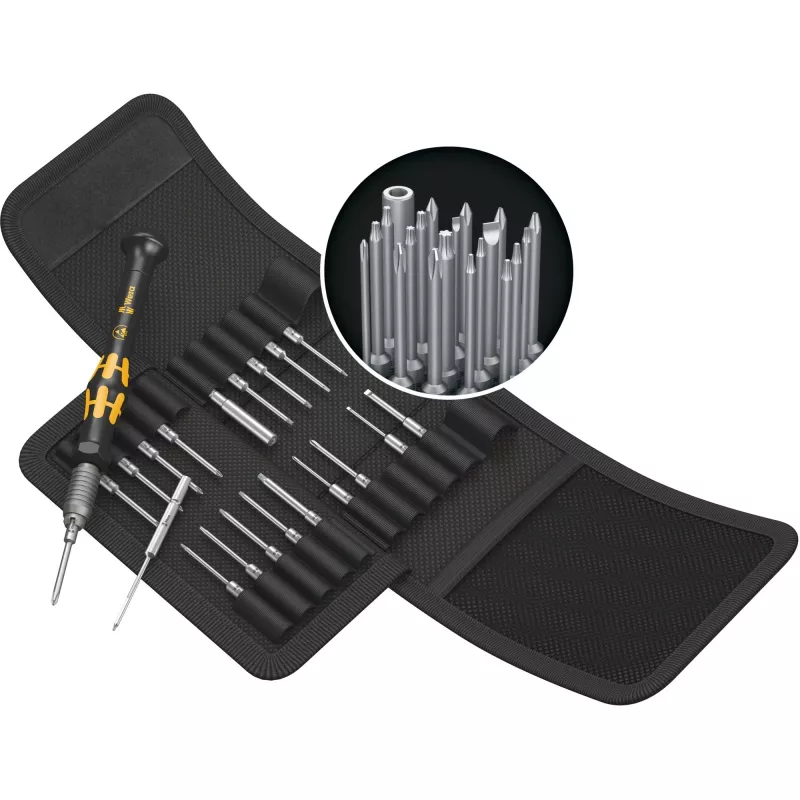 Wera ESD bitschroevendraaier Kraftform compact Micro 21 ESD 1 5/32 (4 mm) HIOS, 5/32 (4 mm) halvemaan 44 mm (05135973001)