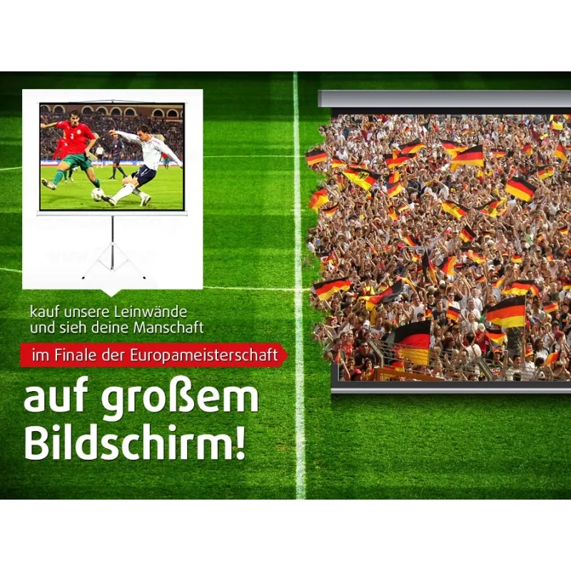 Projectiescherm MACLEAN MC-592 wand-/plafondmontage 200 x 150 cm 4:3