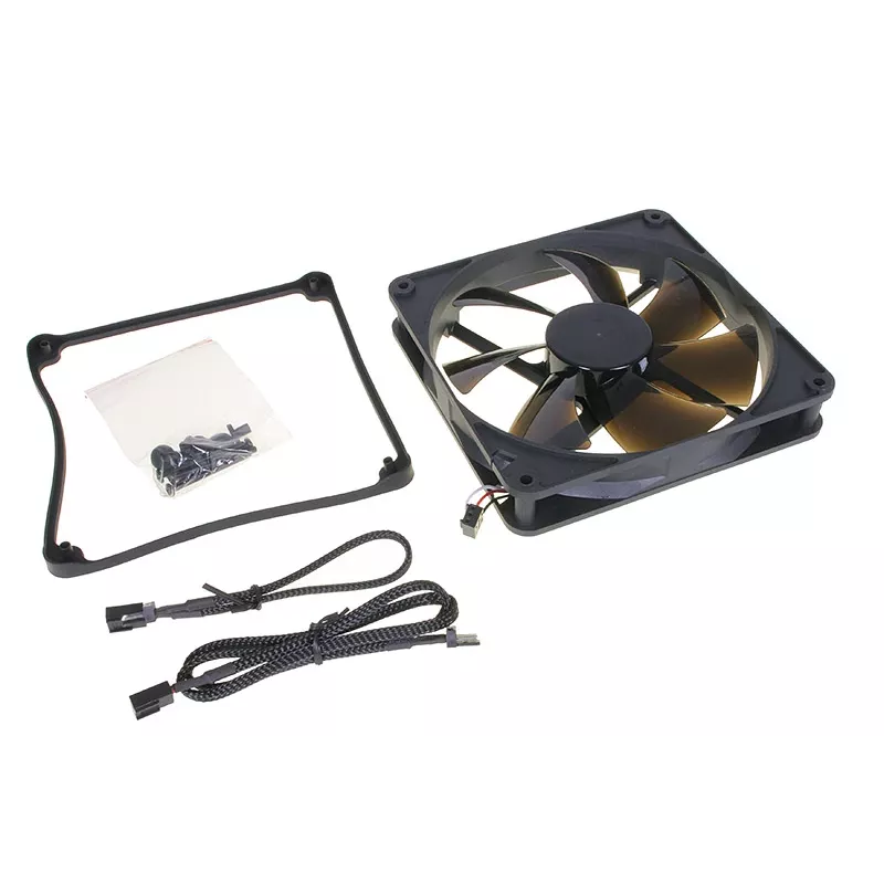 Ventilator Noiseblocker zwart SilentSilentPro PK2