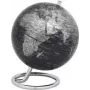 TROIKA Globe Galilei tafelklok G1304-BKSI/CH — zwart en zilver