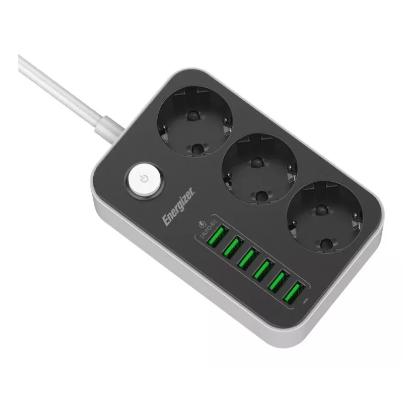 Draagbare powerbank Energizer EPB2500W01EU 2500 mAh USB-uitgang compacte oplader