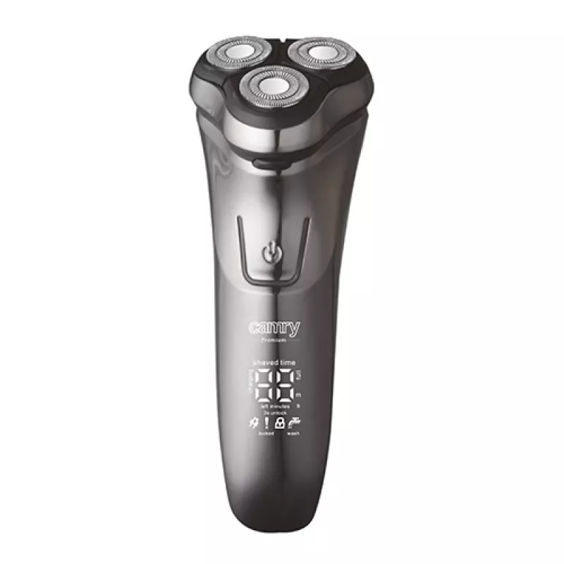 Camry Premium CR 2925 herenscheerapparaat rotatiescheerapparaat trimmer grijs