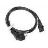 Lanberg CA-C13C-10CC-0018-BK stroomkabel zwart 1,8 m C13-koppeling CEE7/7 (CA-C13C-10CC-0018-BK)
