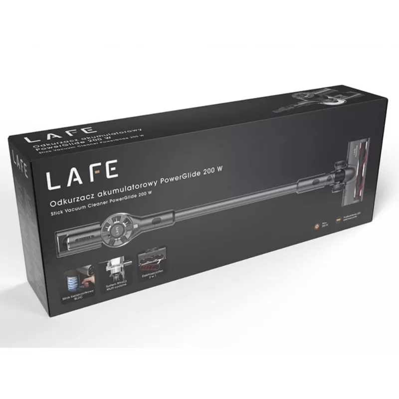 Stofzuiger LAFE 47531 steelstofzuiger PowerGlide 200W