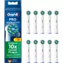Oral-B CrossAction vervangende tandenborstelkoppen, 10 stuks, wit