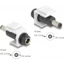DeLOCK Keystone-module DC 5,5 x 2,5 mm bus naar stekker wit
