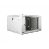 Lanberg wandmontage-behuizing 19 inch 6U 600x600mm grijs (glazen deur)