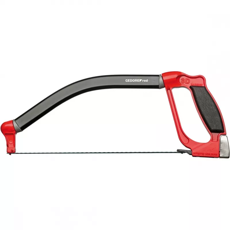 Rode multifunctionele zaag, bladlengte 300 mm, beugelzaag rood/zwart