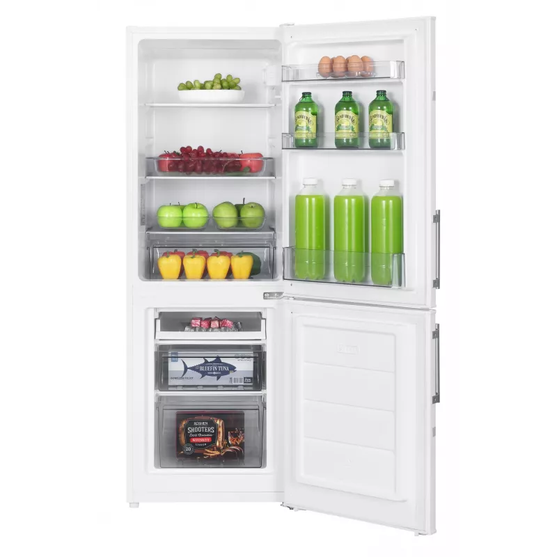 SEVERIN DT 8770 vrijstaande koelkast — 173 l totaalvolume, 121 l koelgedeelte, 52 l vriesgedeelte, wit