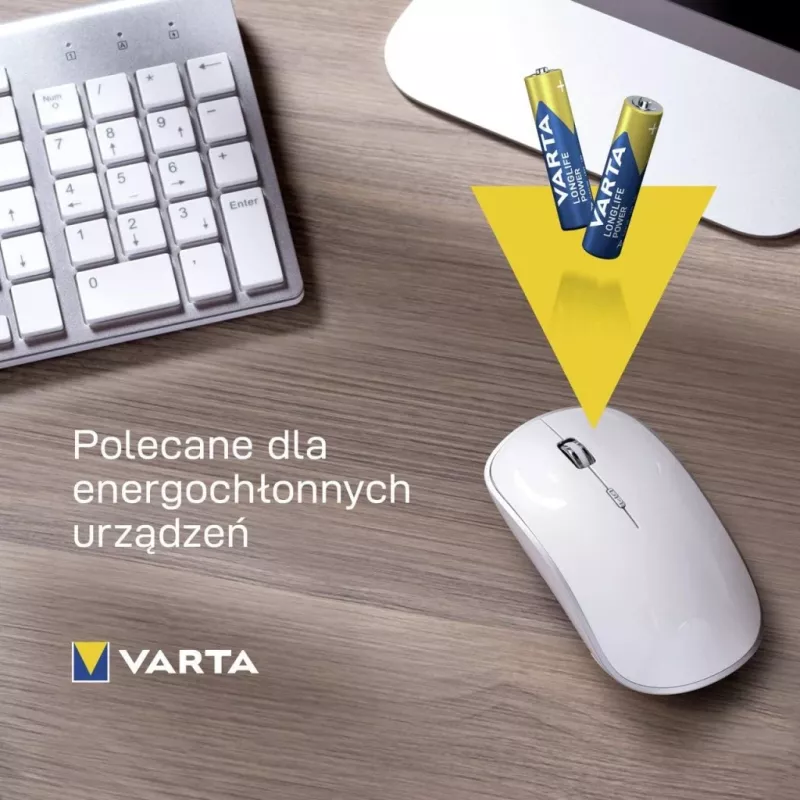 Alkaline-batterijpack Varta AAA (R3) Longlife Power — 24 stuks