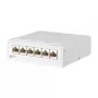 METZ CONNECT E-DAT - patchpanel - CAT 6a - RJ-45 X 6 - zuiverwit (130862-21C-E)