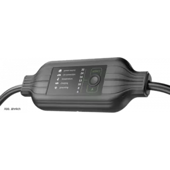 Draagbare oplader thb bury PowerFlash PF9040 16A 3p – draagbare acculader, model PF9040, 16 A, 3-polig