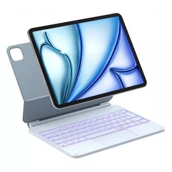 Folio Bluetooth-toetsenborthoes Inateck KB09119 voor iPad Air/Pro 11 inch (27,9 cm), 500 mAh accu, blauw