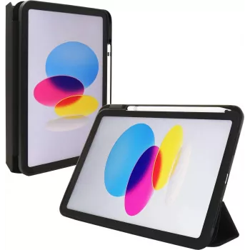 Folio Case jt berlin voor Apple iPad 10.9 (2022) — zwart transparant
