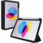 Folio Case jt berlin voor Apple iPad 10.9 (2022) — zwart transparant