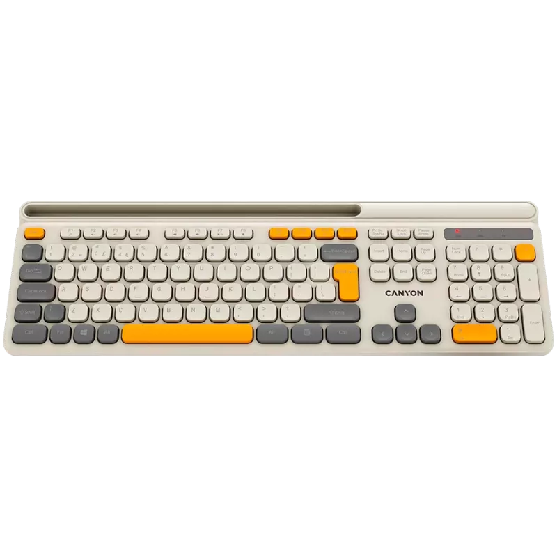 CANYON toetsenbord HKB-W03 EN AAA draadloos beige