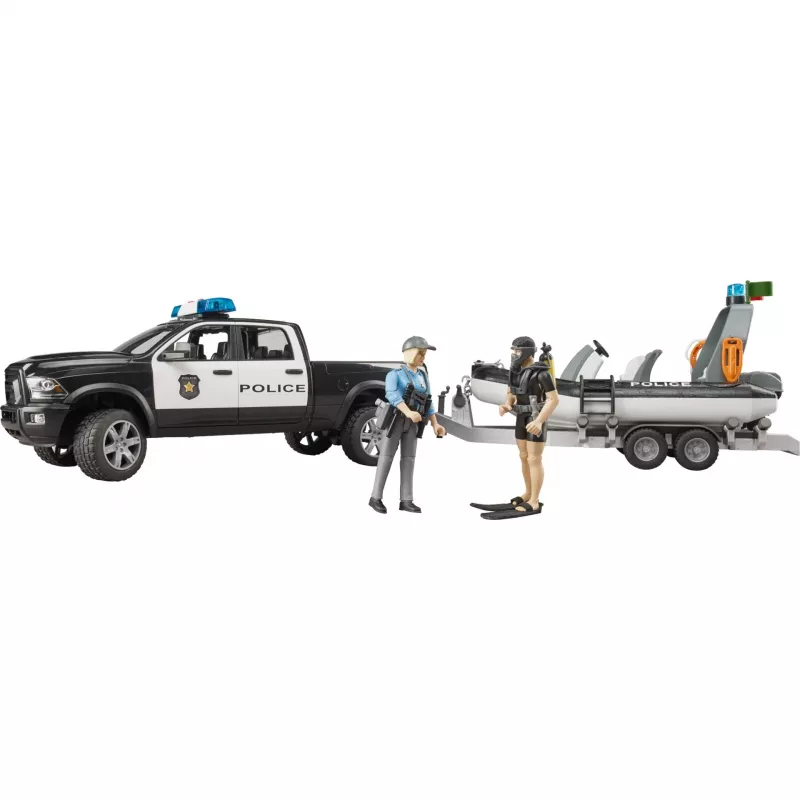 Dodge RAM 2500 Police pickup met boot