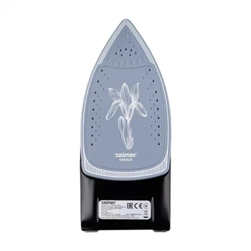 Zelmer Krokus ZIR3220 stoomstrijkijzer, 3000 W, stoomstoot van 200 g, keramische zoolplaat, blauw