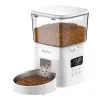 Automatische voerbak Rojeco 2L knopversie, 2 liter wit