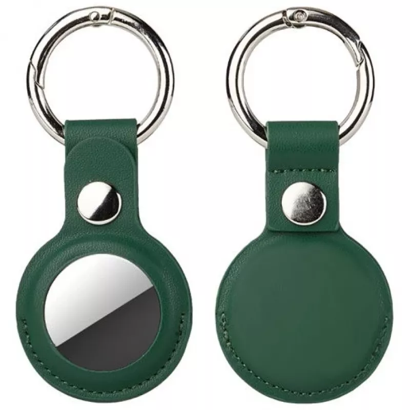 4smarts Set - hoesje voor AirTag - Metaal, Polyurethaan kunstleer