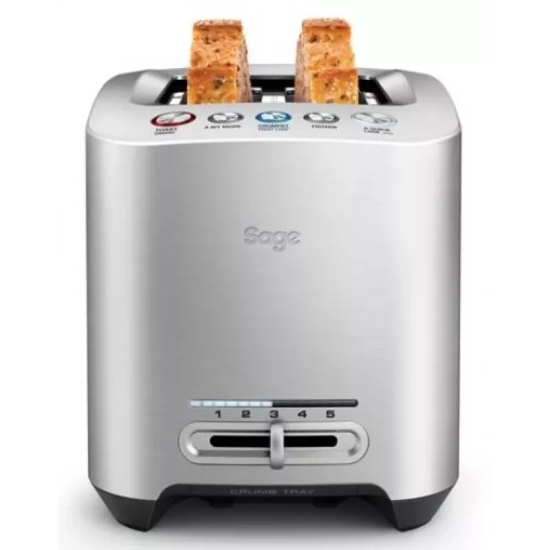 Sage the Smart Toast 5 2-sneden zilver