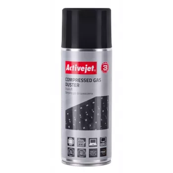Persluchtreiniger ActiveJet AOC-200 – reinigingsspray voor apparatuur, 400 ml, voor metaal/kunststof, elektronica