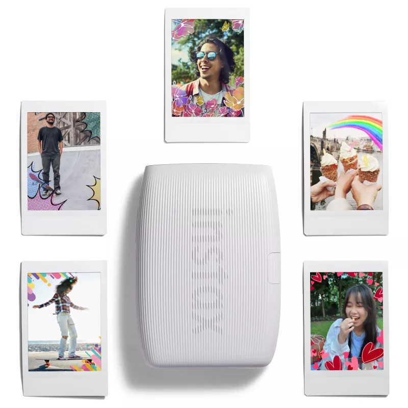 Fotoprinter Fujifilm Instax Mini Link 3 wit Bluetooth draagbare instantprinter voor smartphonefoto's