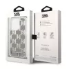 Karl Lagerfeld KLHCP14XLMNMS iPhone 14 Pro Max 6.7 hardcase zilver / zilver Liquid Glitter Monogram