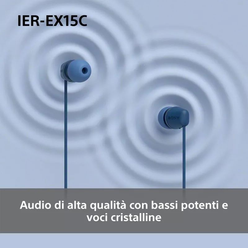 Sony IER-EX15C Headset Bedraad In-ear Gesprekken/Muziek USB Type-C Wit