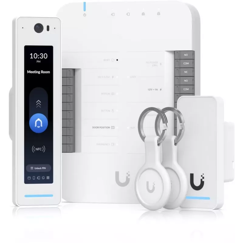 Ubiquiti G2 Starter Kit professioneel beveiligings-toegangscontrolesysteem zilver