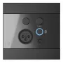 AUDAC WP225/B Wandpaneel, XLR-microfoon + 3,5-mm jackbus, Bluetooth, zwart