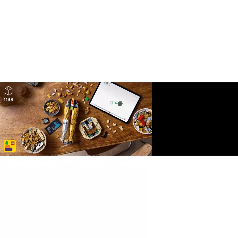LEGO bouwbare figuur Star Wars C-3PO model 75398 — 1.138 onderdelen, 380 mm display verzamelstuk
