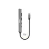 USB-hub Port Designs 900163 Type-C 5000 Mbit/s zilver