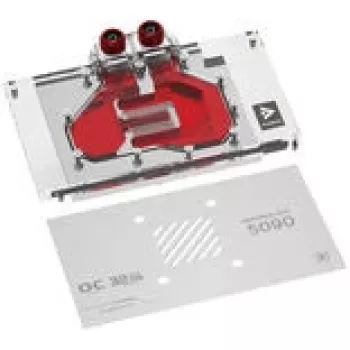 GPU-waterkoeler Barrow voor MSI Suprim 5090 — witte afwerking, model BS-MSP5090-PA W