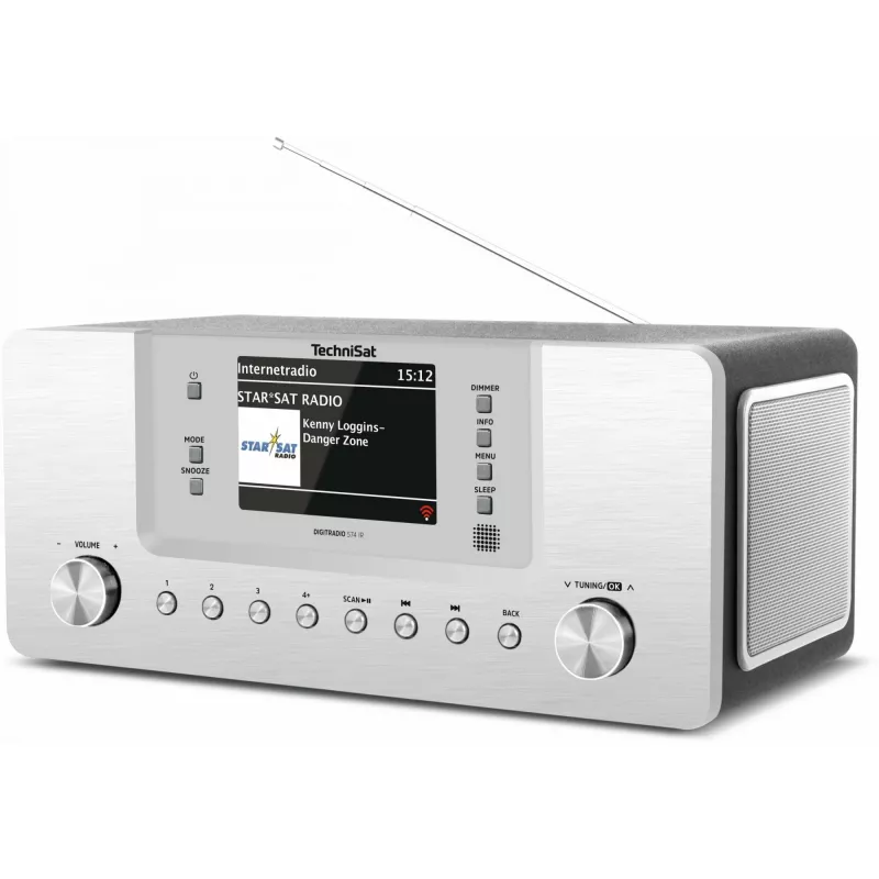 TechniSat DigitRadio 574 IR - audiosysteem - 2 x 5 watt - zilver (0001/2951)