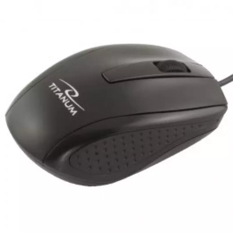 TITANUM TM110K Muis dubbelhandig USB Type-A optisch 1000 DPI