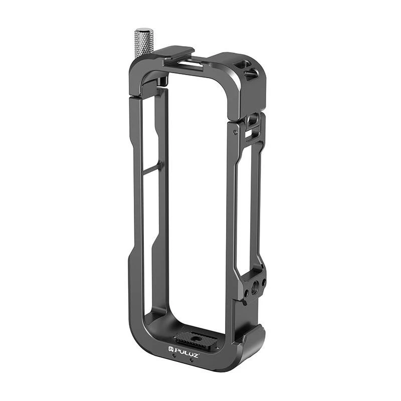 Beschermende metalen kooi Puluz voor Insta360 X4 PU981B met lensdeksel